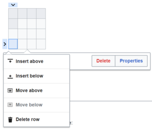 Add or remove rows